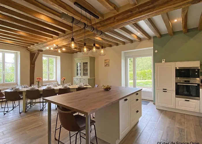 Сasa de vacaciones Pour 13 Pers Avec Babyfoot Et Cheminée - Fr-1-497-209 La Mesniere