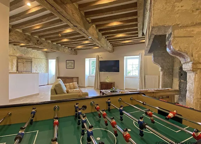 Pour 13 Pers Avec Babyfoot Et Cheminée - Fr-1-497-209 *